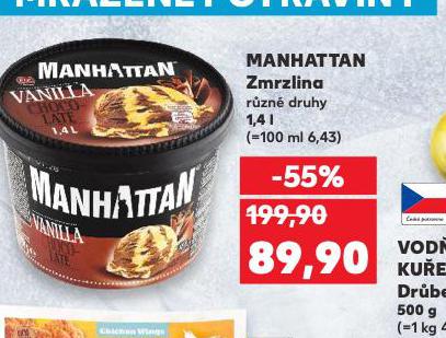 MANHATTAN ZMRZLINA
