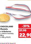 CHOCOLAND MEDAILE S TRIKOLOROU