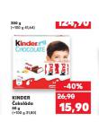 KINDER ČOKOLÁDA