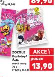 ZOZOLE BONBÓNY / ŽELÉ
