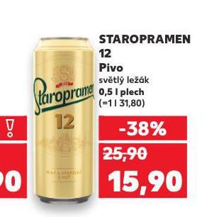 PIVO STAROPRAMEN 12