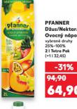 PFANNER DŽUS, NEKTAR A NÁPOJ