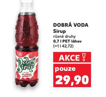 DONR VODA SIRUP