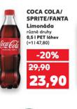 COCA COLA, FANTA, SPRITE