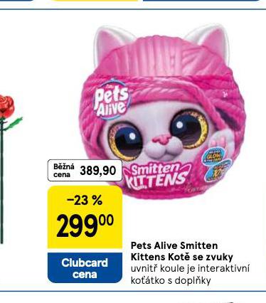 PETS ALIVE SMITTEN KITTENS KOT SE ZVUKY