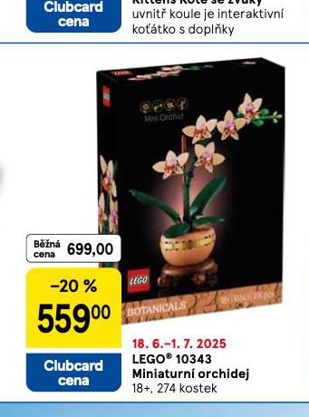 LEGO MINIATURN ORCHIDEJ