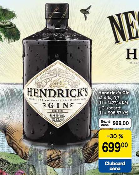 HENDRICK'S GIN
