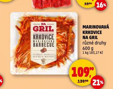 MARINOVAN KRKOVICE NA GRIL
