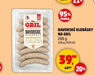 BAVORSK KLOBSKY NA GRIL