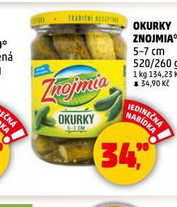 OKURKY ZNOJMIA