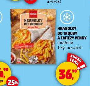 HRANOLKY DO TROUBY A FRITZY