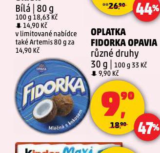 OPLATKA FIDORKA OPAVIA
