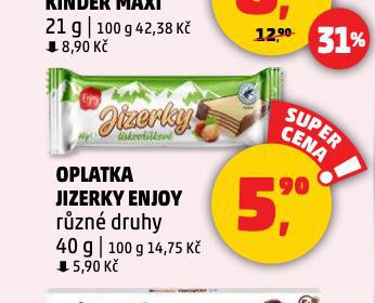 OPLATKA JIZERKY