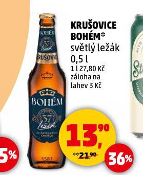 PIVO KRUOVICE BOHM