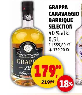 GRAPPA CARAVAGGIO BARRIQUE SELECTION
