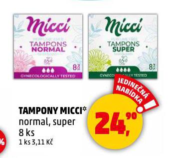 TAMPONY MICCI