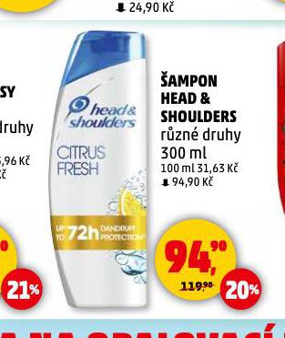 HEAD & SHOULDERS AMPON NA VLASY