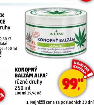 KONOPN BALZM ALPA