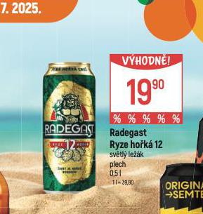PIVO RADEGAST RYZE HOK 12