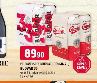 PIVO BUDVAR 33