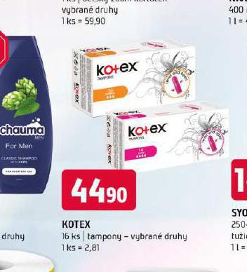 KOTEX DMSK TAMPONY