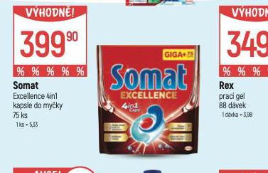 SOMAT EXCELLENCE KAPSLE DO MYKY