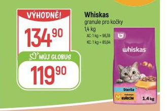 WHISKAS GRANULE PRO KOKY