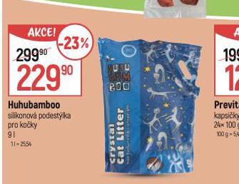 HUHUBAMBOO SILIKONOV PODESTLKA PRO KOKY