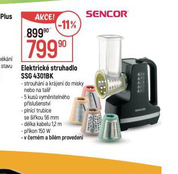 SENCOR ELEKTRICK STRUHADLO