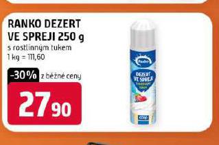 RANKO DEZERT VE SPREJI