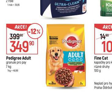 PEDIGREE ADULT GRANULE PRO PSY