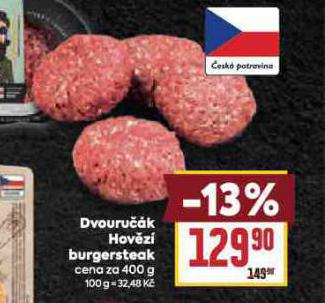 DVOURUK HOVZ BURGERSTEAK