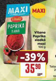 VITANA PAPRIKA SLADK