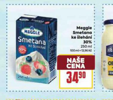 MEGGLE SMETANA KE LEHN 30%