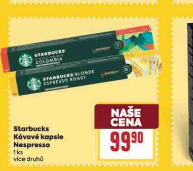STARBUCKS KVOV KAPSLE NESPRESSO