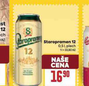 PIVO STAROPRAMEN 12