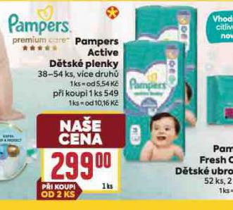 PAMPERS DTSK PLENKY