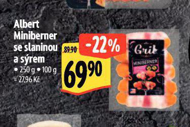 MINIBERNER SE SLANINOU A SREM