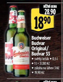PIVO BUDVAR 33