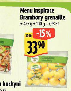 MENU INSPIRACE BRAMBORY GRENAILLE