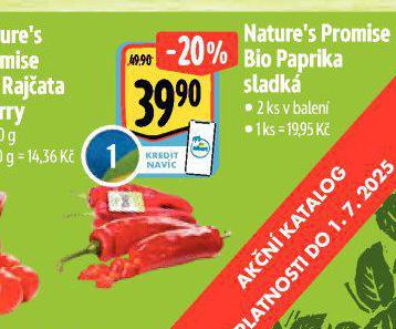 BIO PAPRIKA SLADK