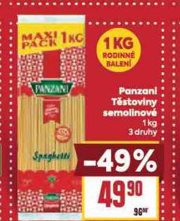 PANZANI TSTOVINY