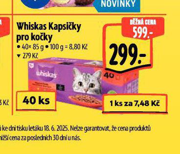 WHISKAS KAPSIKY PRO KOKY