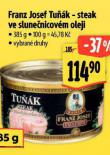FRANZ JODEF TUŇÁK - STEAK VE SLUNEČNICOVÉM OLEJI