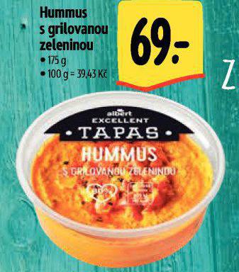 HUMMUS S GRILOVANOU ZELENINOU