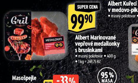 MARINOVAN VEPOV MEDAILONKY S BRUSINKAMI