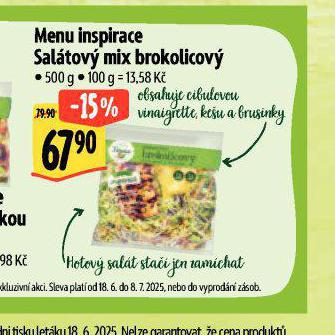 MENU INSPIARACE SALTOV MIX BROKOLICOV