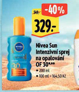 NIVEA SUN INTENZIVN SPREJ NA OPALOVN