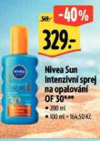 NIVEA SUN INTENZIVN SPREJ NA OPALOVN