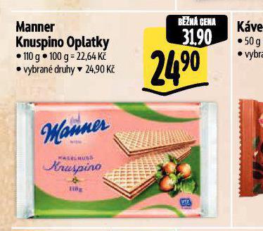 MANNER KNUSPINO OPLATKY